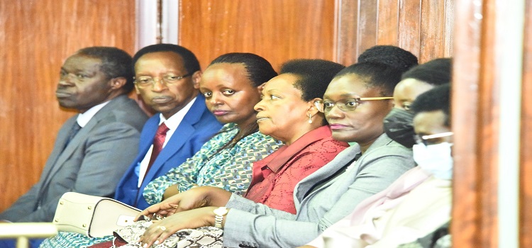 Members of Muhakanizi's family attended the special sitting to honour him